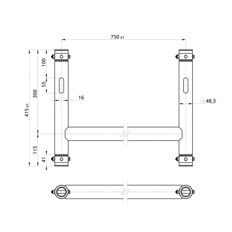 Briteq BT-TRUSS H-Frame B03480 - 1