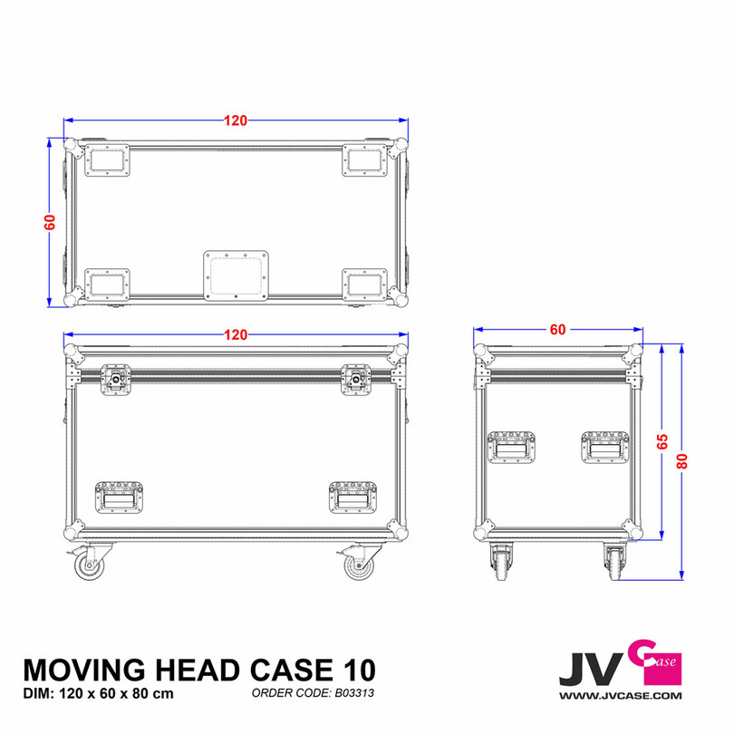 JV Case MOVING HEAD CASE 10 B03313 - 4
