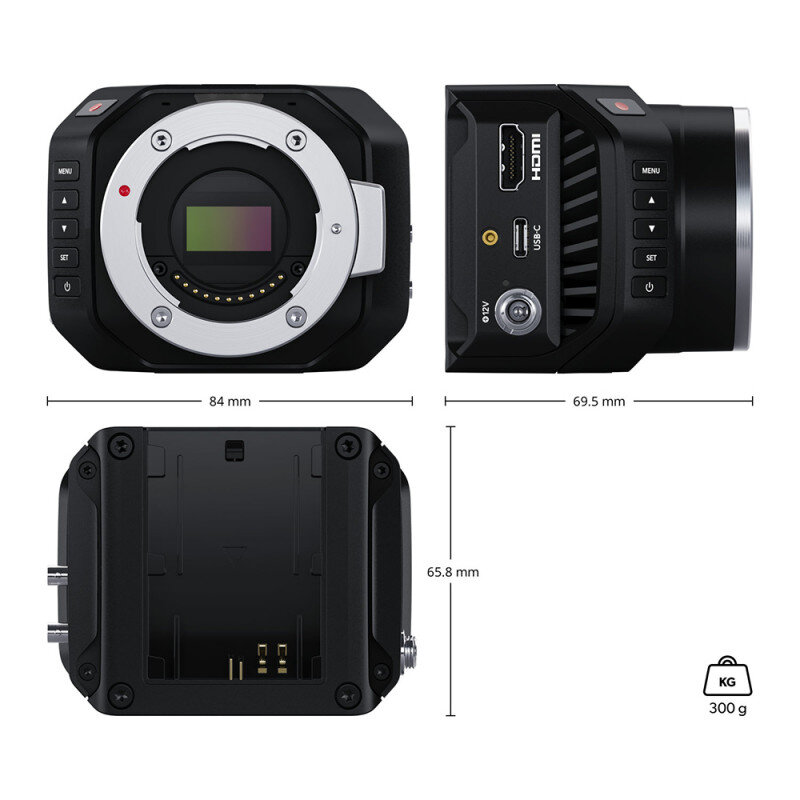 Blackmagic Design Blackmagic Micro Studio Camera 4K G2 CINSTUDMFT/UHD/MRG2 - 8