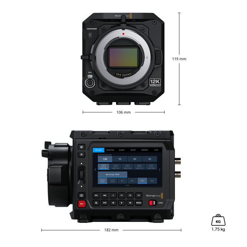 Blackmagic Design Blackmagic PYXIS 12K EF CINECAMCPYXN12LFEF - 5