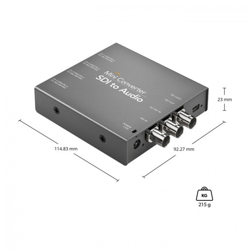 Blackmagic Design Mini Converter - SDI to Audio CONVMCSAUD - 1