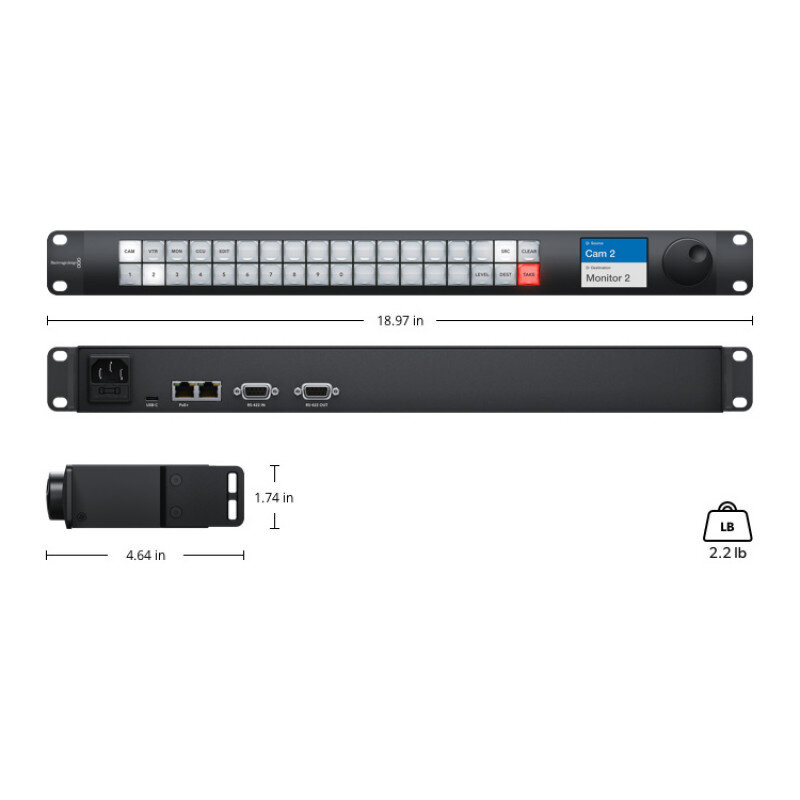 Blackmagic Design Videohub Master Control Pro VHUB/WMSTRCRL/PR - 1