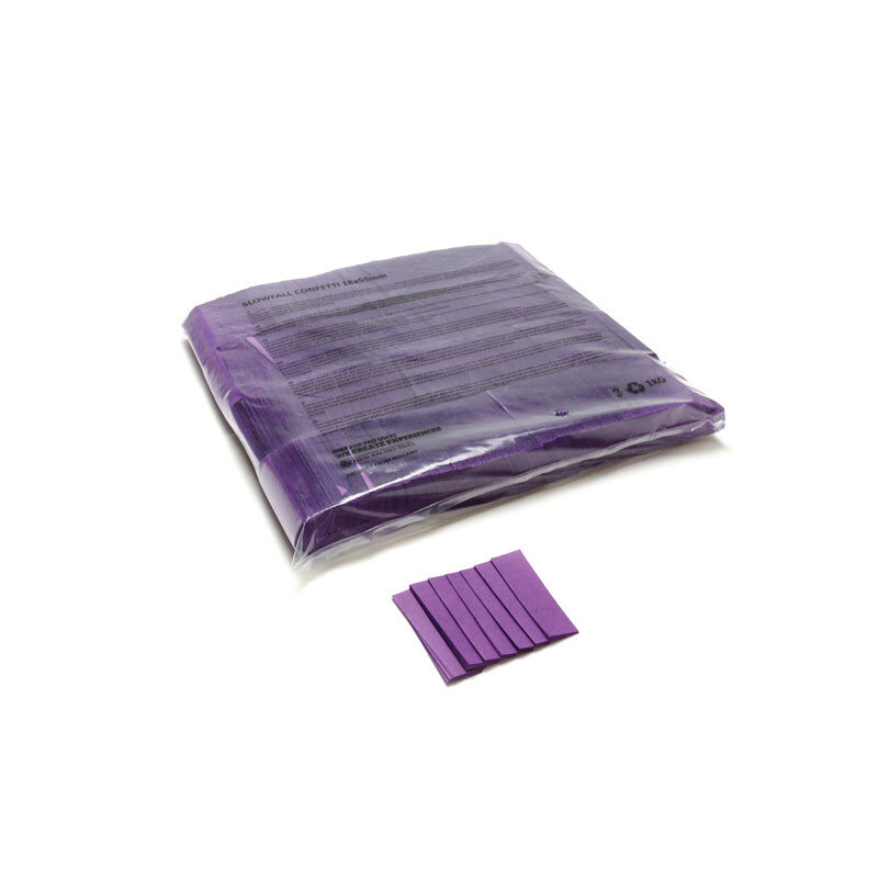 The Confetti Maker Slow-fall confetti rectangles - Purple CON01PR - 2
