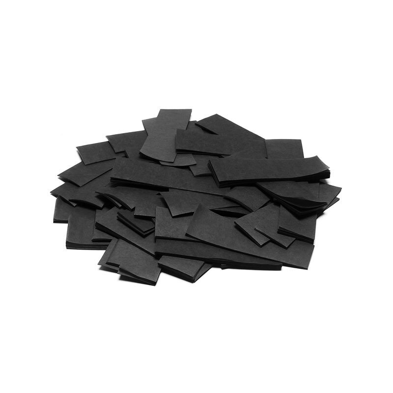 The Confetti Maker Slow-fall confetti rectangles - Black CON01BL