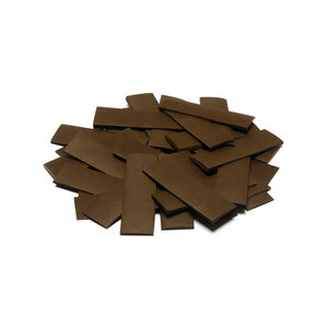 The Confetti Maker Slow-fall confetti rectangles - Brown CON01BR