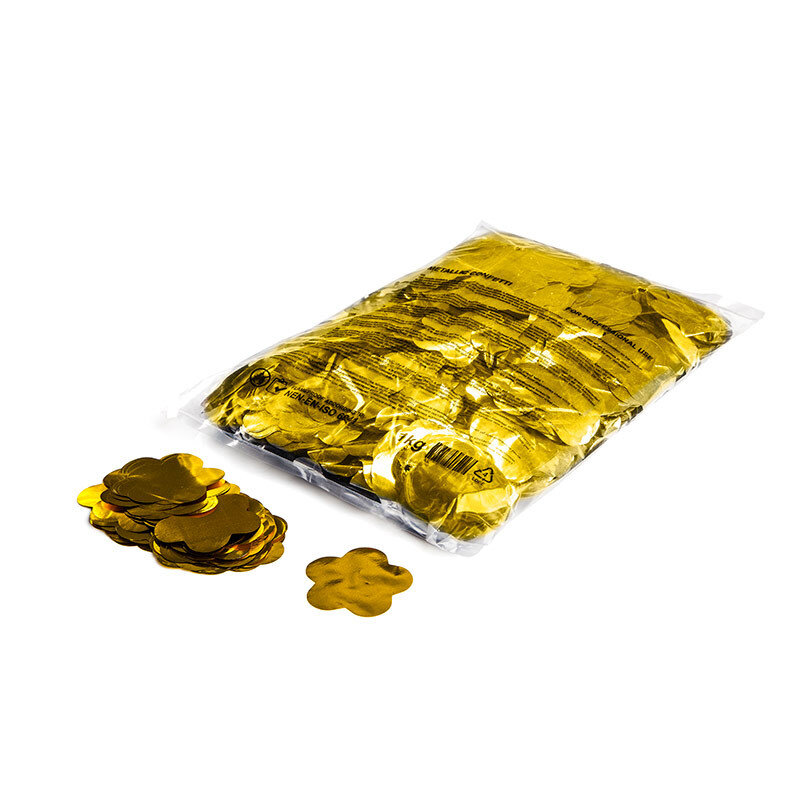 The Confetti Maker Metallic confetti flowers - Gold CON16GL