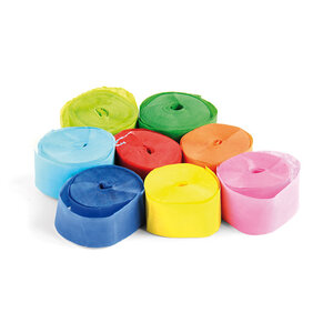 The Confetti Maker Streamer 10 m x 1,5 cm - Multicolour STR02MC