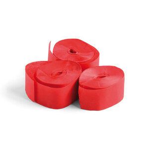 The Confetti Maker Streamer 10 m x 1,5 cm - Red STR02RD