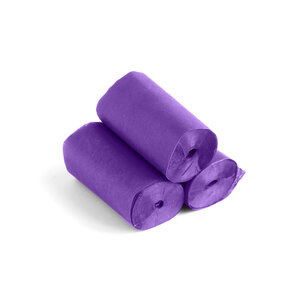The Confetti Maker Stadium streamer 20m x 5 cm - Purple STR04PR