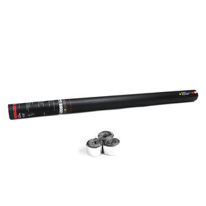 The Confetti Maker Handheld Cannon 80 cm metallic streamer - Silver HSC06SL