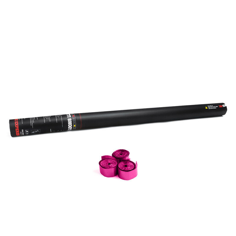 The Confetti Maker Handheld Cannon 80 cm metallic streamer - Pink HSC06PK