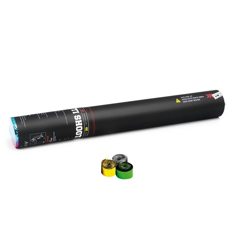 The Confetti Maker Handheld Cannon 50 cm metallic streamer - Multicol HSC05MC