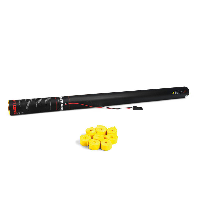 The Confetti Maker Electric Cannon 80 cm streamer - Yellow ESC03YL
