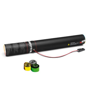 The Confetti Maker Electric Cannon 50 cm metallic streamer - Multicol ESC02MC