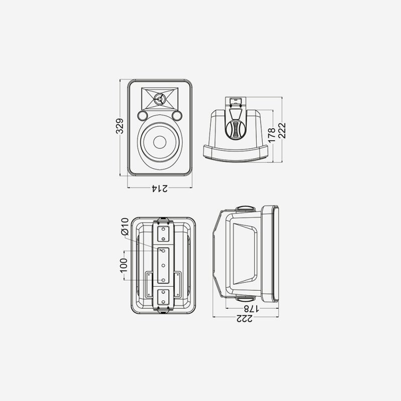 Audiophony PA EHP660IPw  H10920 - 1