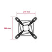 Contestage QUATRO-300 blk - Quatro 290 heavy  lg 300cm + coup H11650 - 1