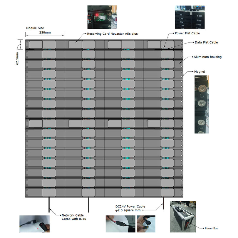 EGO Display EasyROLL kit-P1.9-1X1 ER-P1.9-1X1 - 2