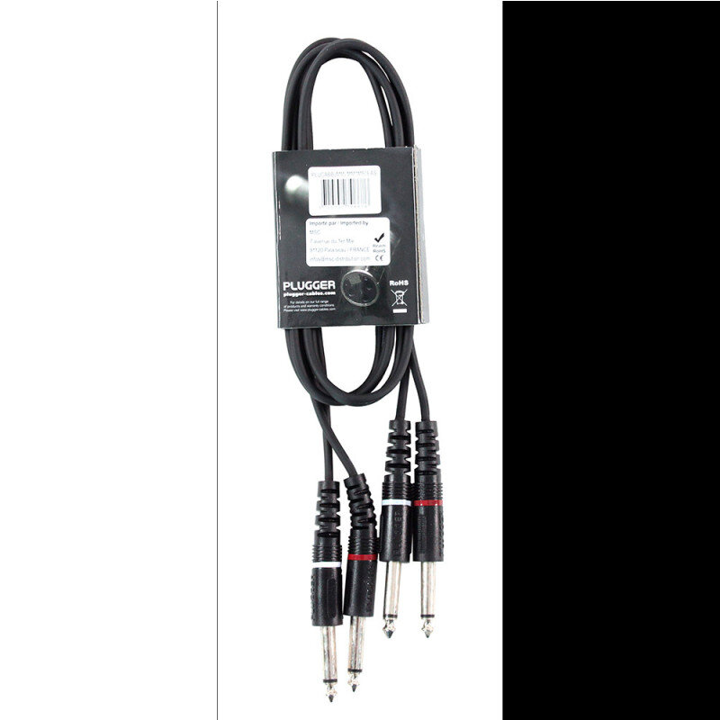 Plugger Twin Cable PLUCABBJMMJMM1M50EAS   PLUCABBJMMJMM1M50EAS - 3