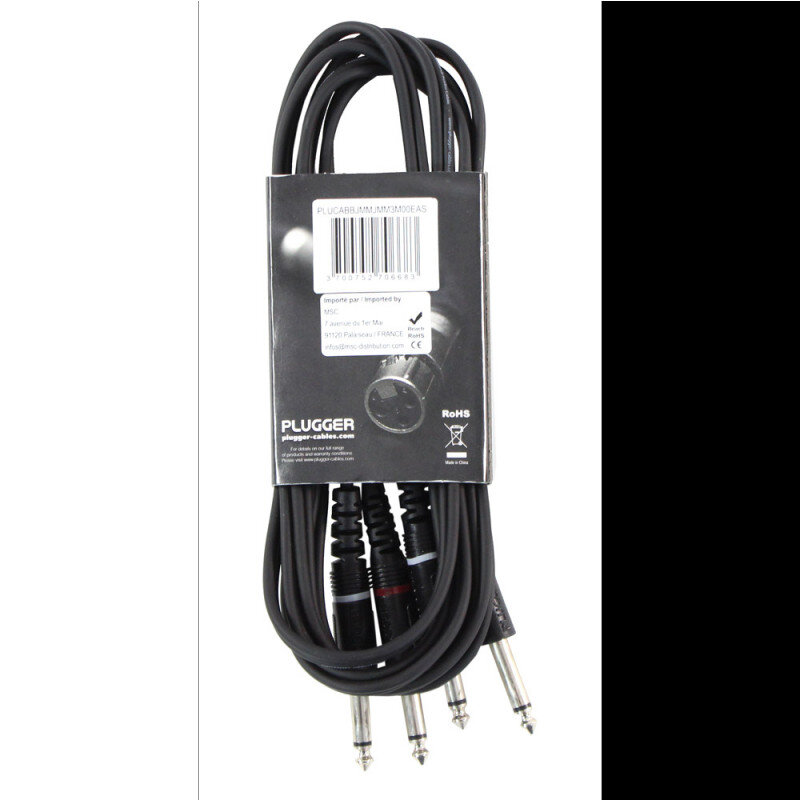 Plugger Twin Cable PLUCABBJMMJMM3M00EAS   PLUCABBJMMJMM3M00EAS - 3