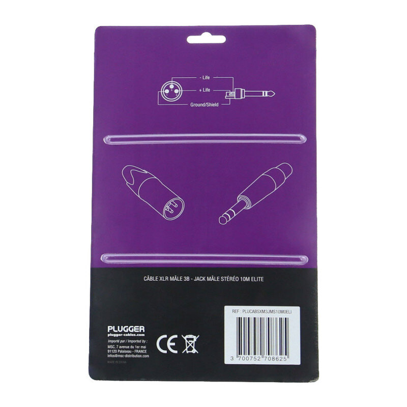 Plugger Cable PLUCABSXM3JMS10M0ELI   PLUCABSXM3JMS10M0ELI - 3