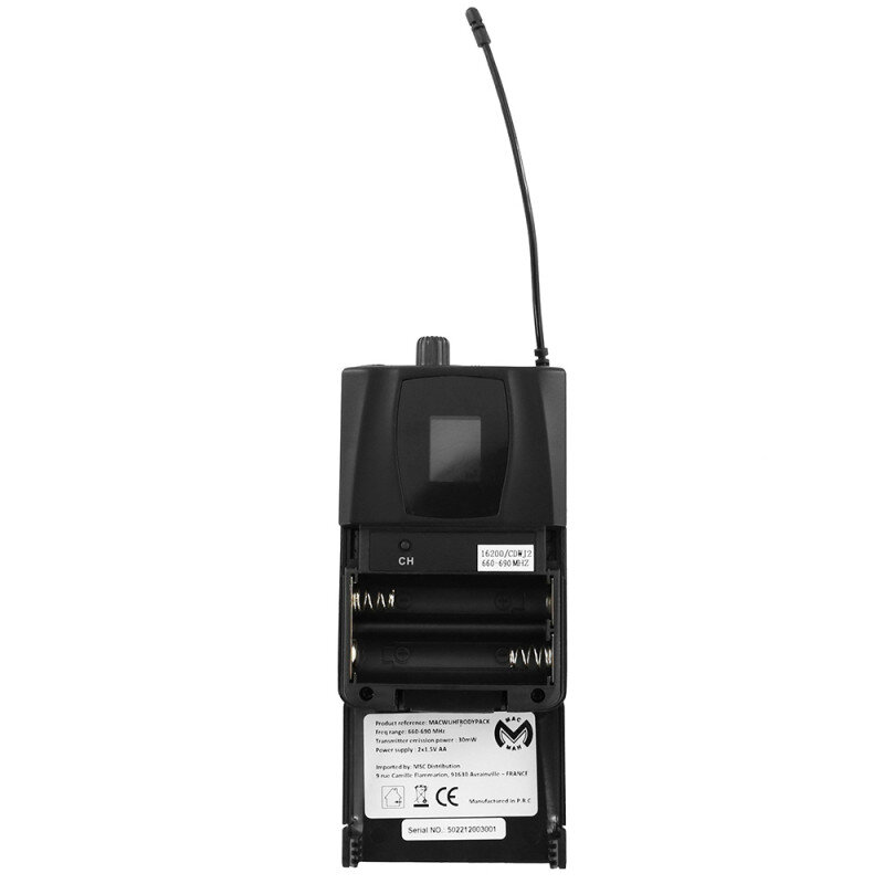 Mac Mah W-UHF Bodypack MACWUHFBODYPACK - 8