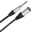 Plugger Male XLR 3p - male mono jack cable, 6 m PLUCABSXM3JMM6M00TOU