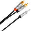 Plugger Male stereo mini-jack - male RCA Y cable, 10 m PLUCABYMMSRM010M0TOU